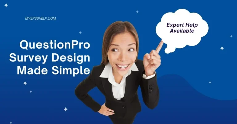 User navigating QuestionPro survey platform for data collection