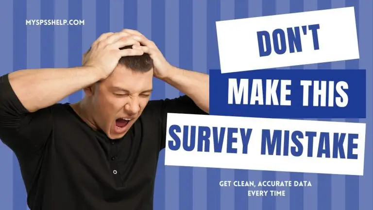 Illustration of survey design mistakes with visual cues like error marks, confused respondents, and flawed question structures