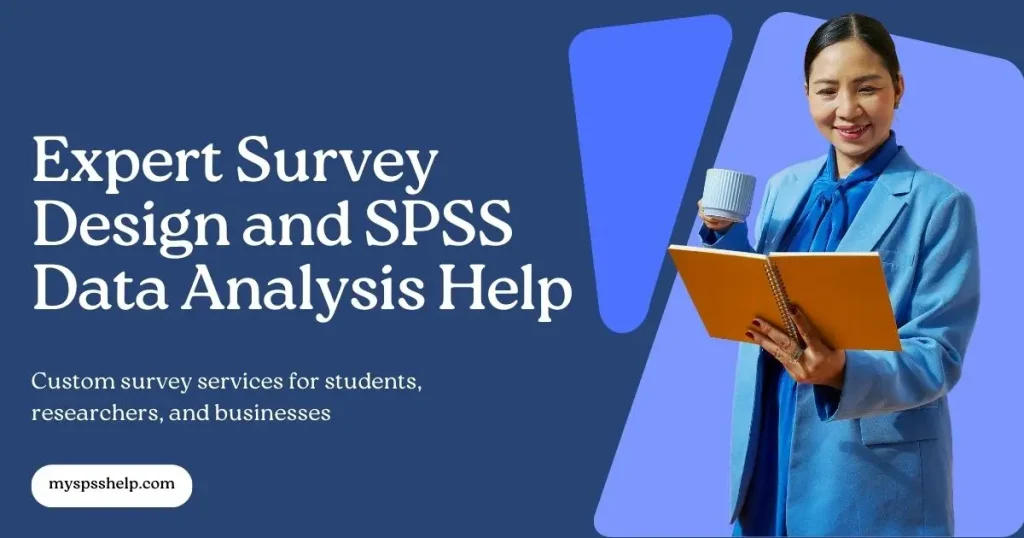 Survey and SPSS experts offering data analysis, online survey help, and academic research support