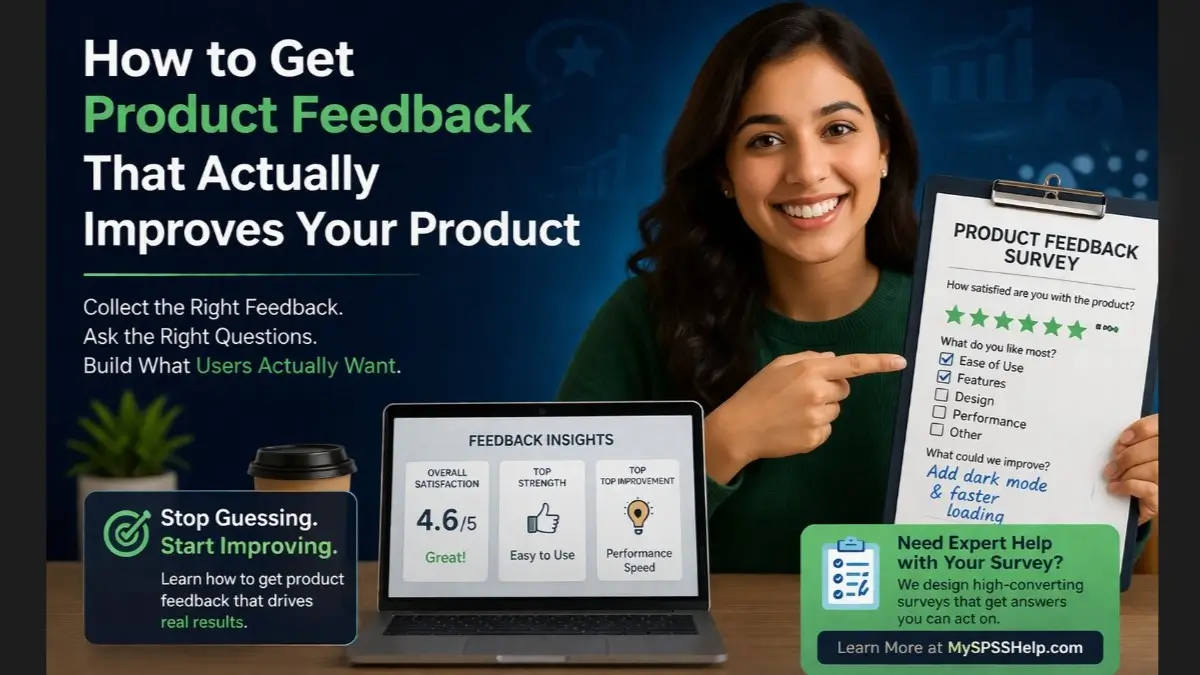 how to get product feedback showing poor survey results vs actionable insights that improve products