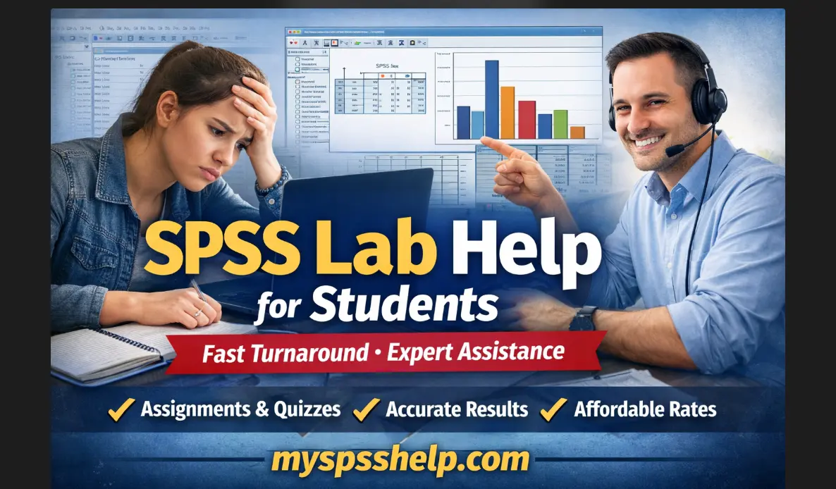 Get SPSS Lab help for assignments and quizzes with guided statistical analysis and clear output interpretation