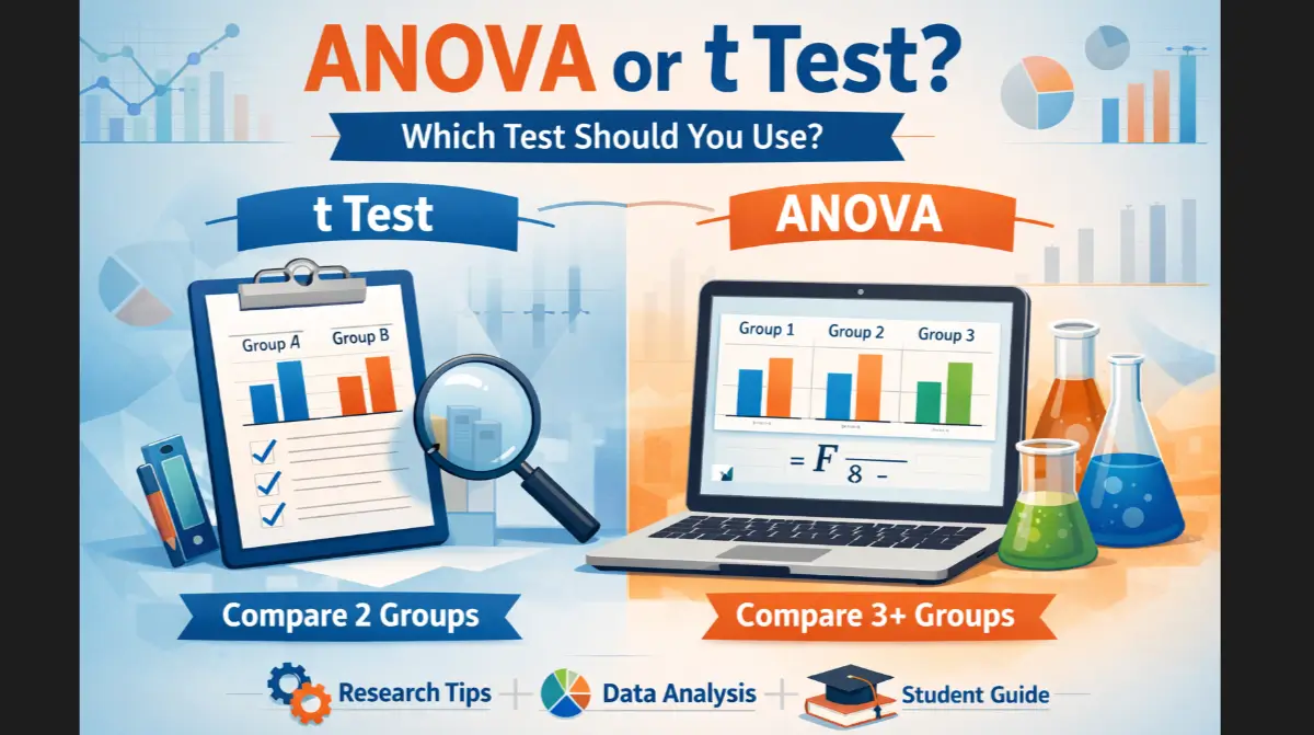 ANOVA vs t Test: Which Test Should You Use in Research?