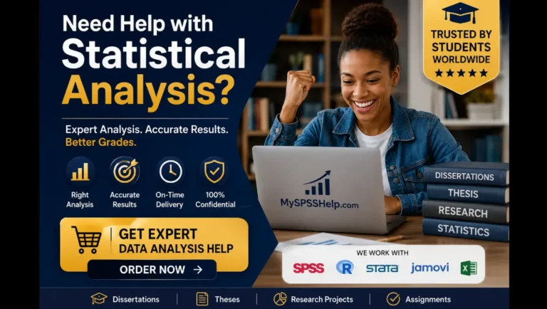Statistical tools for data analysis help for students needing expert SPSS, R, Stata and Jamovi support for dissertations, theses and research projects