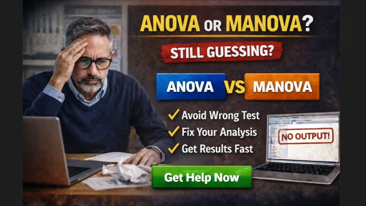 ANOVA vs MANOVA confusion causing stress for a student analyzing dissertation data in SPSS and unsure which test to use